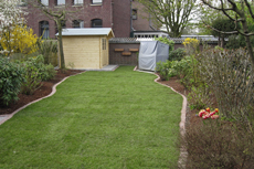 Gartengestaltung:<br />Umgestaltung einer privaten Gartenanlage.
