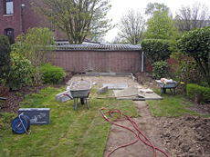 Gartengestaltung: Umgestaltung einer privaten Gartenanlage.